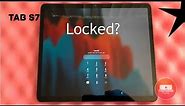 Samsung Galaxy Tab S7 How to reset forgot password, screen lock, pin , pattern bypass ....