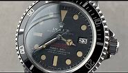 Rolex Sea Dweller "Double Red" Sea Dweller 1665 Vintage Rolex Watch Review