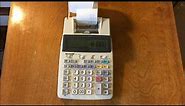 Sharp EL-1701V Reivew And Teardown. Accounting Calculator!