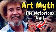 Solving The Mystery Behind Bob Ross's Finger Nail - Art Myth Busting!
