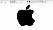 How to draw Apple Logo | iPhone Logo Drawing in very easy steps.