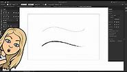 Adobe Illustrator — Using the Pencil and Paintbrush Tools