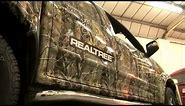 Awesome Realtree camo truck wraps!