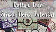 Dollar Tree Sticky Note Holder Tutorial ⭐️