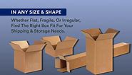 BOX USA Shipping Boxes Flat 24"L x 18"W x 4"H, 20-Pack | Corrugated Cardboard Box for Packing, Moving and Storage
