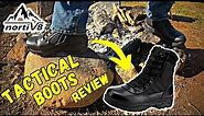 NORTIV8 Men's Tactical Work Boots with Side Zipper - Review