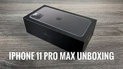 iPhone 11 Pro Max Space Grey Unboxing & Setup