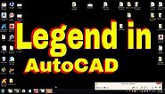 how to create a legend in autocad - Automatic Legend Autocad Lisp Free Download - Training Tutorial