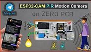 ESP32 CAM PIR Motion Sensor Camera with Light using Telegram App | IoT Projects 2023