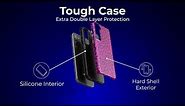 Samsung S23 Plus Tough Snap Case Features Video Mockup - Phone Case Features Template For Samsung