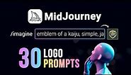 30 Advanced Midjourney Prompts For Logo Design | AI Tool For Logo Design