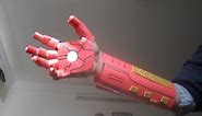 How to make an easy paper Iron man hand.