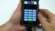 PDair Leather case for Samsung SGH-i897 Galaxy S Captivate - Flip Type (Black)
