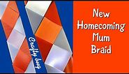 New HOMECOMING MUM BRAID Tutorial ||How to make homecoming mum braids and chains ||DIY MUMS