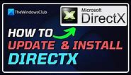 How to Install DIRECTX on Windows 11/10 || Download & Update DIRECTX 12 [EASY STEPS]