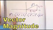 01 - Calculating Magnitude of a Vector & Direction, Part 1 (Vector Magnitude & Angle)