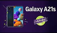 Samsung Galaxy A21s - Ficha Técnica | REVIEW EM 1 MINUTO - ZOOM