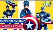 Marvel Avengers Toys Collection | Captain America | Super Hero Action Figures Unboxing - KidsOne