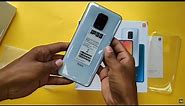 Redmi Note 9 Pro Max White Colour 6 128 GB Unboxing ( indian sale unit)