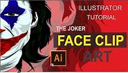 Illustrator Tutorial For Beginners| Joker Face Clipart