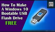 How To Download and Install Windows 10 from USB Flash Drive for FREE! | Today