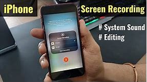iPhone SE 2020 Screen Recording - Record Internal System Sound, Commentary while Gaming, Editing