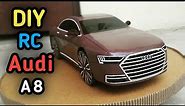 How to make a Car | Audi A8 2020 |Cardboard Rc Car | Diy Cardboard Cars | RC Toy | RC Cars