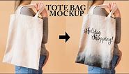 How to Make Tote bag Mockup| Photoshop Mockup Tutorial