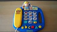BOB THE BUILDER SPEAKING TELEPHONE TOY With learning numbers in English game