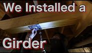 How We Installed a Girder in a House to fix a Sagging Floor