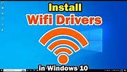 How To Install any Wifi Drivers on Windows 10 PC or Laptop