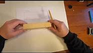 Drawing a Pinewood Derby Car Plan Template
