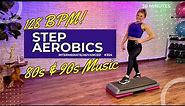 128 BPM Step Aerobics Cardio - Intermediate - Advanced - 30 Min Stepper workout
