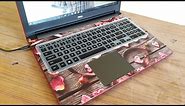 Laptop Skin | Skin installation on palmrest of laptop |make your lappy beautifull | from amazon 2019