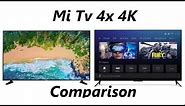 Mi TV 4K 4X Comparison 43 & 50 inch