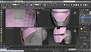 Iron-man Helmet Alignment Blueprint in Photoshop & Modeling | tutorial | Part-4/6
