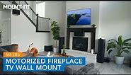 Motorized Fireplace TV Wall Mount | MI-386