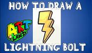 How to Draw a LIGHTNING BOLT