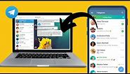 How to Connect Telegram App to Laptop or pc? | Connect within a minute | #telegram