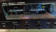 Vintage 1980's Stereo Amplifier Studio Standard by Fisher CA-880. DEMO.