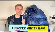Finally a proper WINTER sleeping bag! Black Ice Sleeping Bag Review.