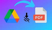 How to Download View-Only PDF File Google Drive? (2024)