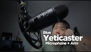 Blue - Yeticaster (Microphone & Boom Arm) Unboxing & Review