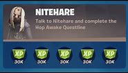 Nitehare Questline Guide (Hop Awake) - Fortnite