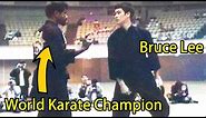 Bruce Lee is Way Too FAST for Karate World Champion!