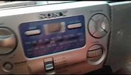 Sony CFD-V7 CD radio casette-corder