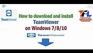 How To Download and Install TeamViewer on Windows 10, 8, 7 | TeamViewer 15 FULL VERSION #TeamViewer