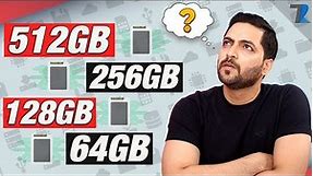 How Much Smartphone Storage Do You Need | 32GB, 64GB, 128GB OR 256GB?