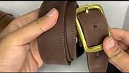 Genuine leather belts