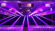 LED screen+stage lighting used in the event